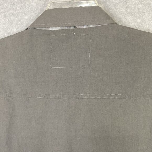 RPR Repair Design Under Construction Mens Sz XXL Grey Camo Button Down Pockets - Picture 5 of 13
